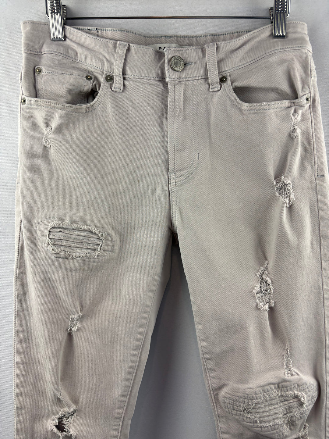 Women’s PacSun Size 30x32 Beige Distressed Skinny Jeans
