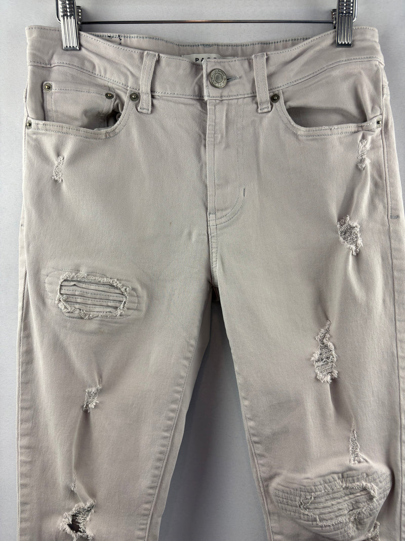 Women’s PacSun Size 30x32 Beige Distressed Skinny Jeans