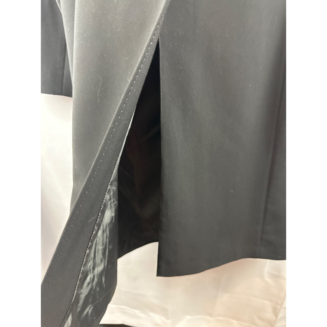 Gallery Womens Black Mid-Length Coat M
