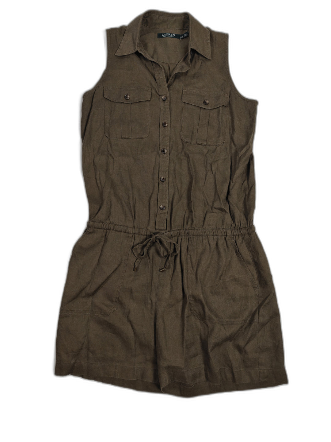 Womens Lauren Ralph Lauren Romper Brown Size 6