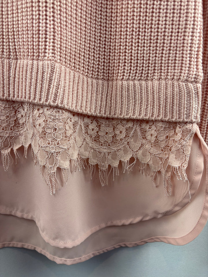 Women’s Chelsea & Theodore Small Millennial Pink Sweater