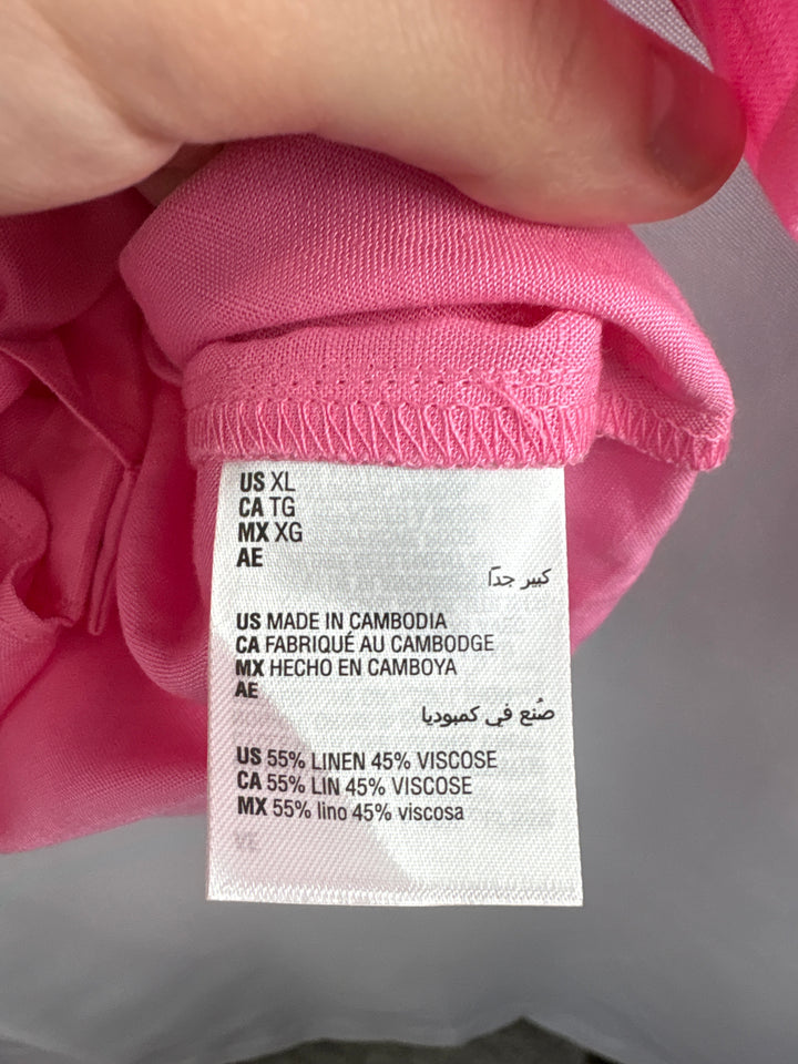 Women’s INC International Concepts XL Bubblegum Pink Button Up