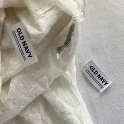 Old Navy Womens XL White 3-Piece Set: Pants Short-Sleeve Top & Sleeveless Top