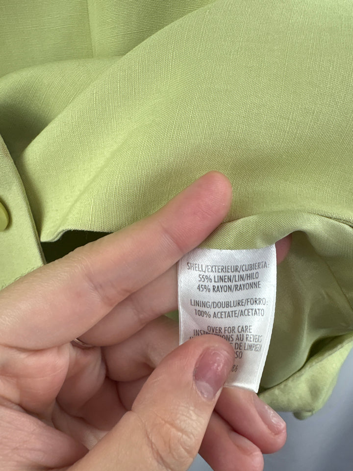 Women’s Casual Corner Annex Size 4 Pistachio Green Blazer