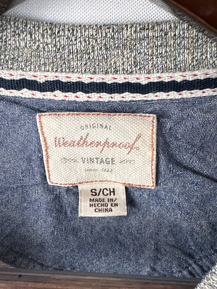 Men’s Weatherproof Small Light Gray Crewneck