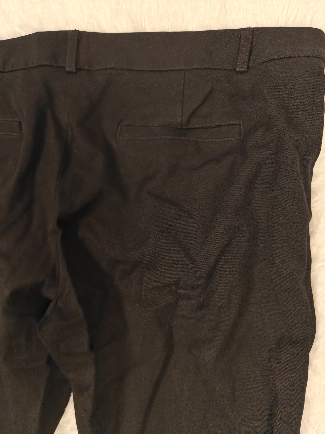 Womens Banana Republic Sloan Dress Pants Black Size 14L