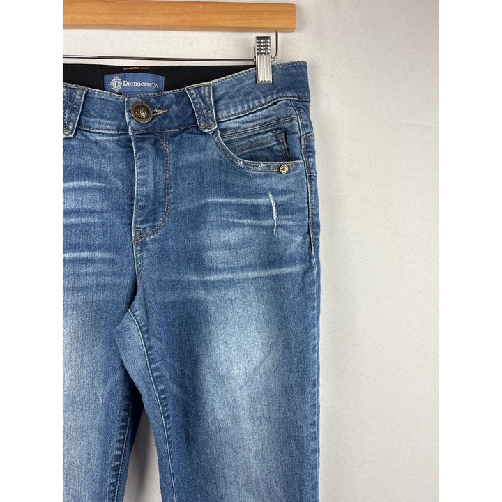 Democracy Womens "Ab"solution Jeans Size 6 Blue Denim Made In China