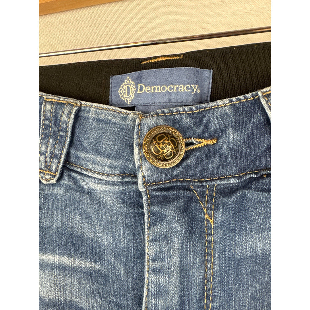 Democracy Womens "Ab"solution Jeans Size 6 Blue Denim Made In China