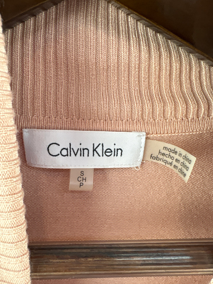 Women’s Calvin Klein Small Millennial Pink Turtleneck Sweater