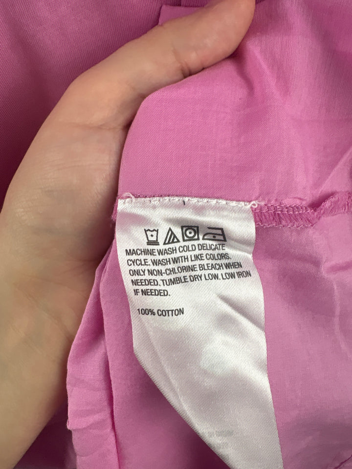 Women’s LOGO Lori Goldstein XL Bubblegum Pink Maxi Dress