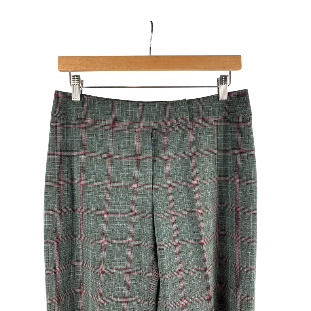Style & Co Petite 8P Stretch Plaid Pants