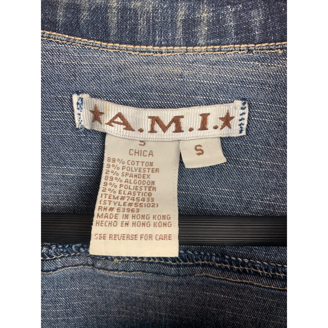 A.M.I. Womens Denim Jacket S