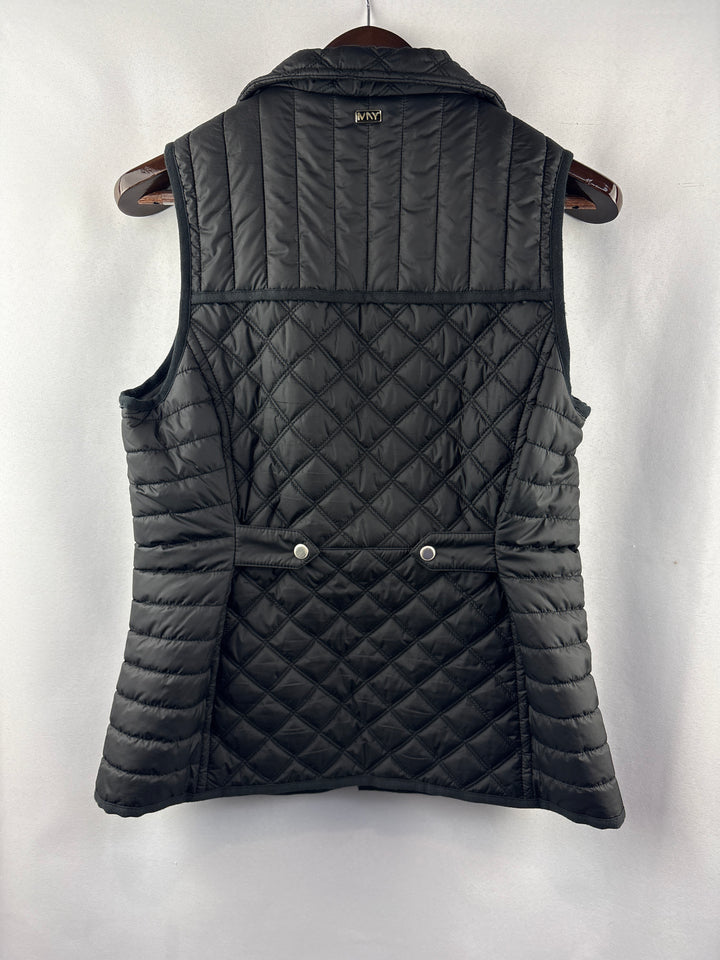 Women’s Marc New York Medium Black Quilted Puffer Vest