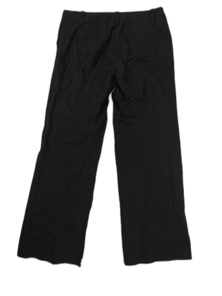 Womens Ann Taylor Trouser Pants Black Size 12T