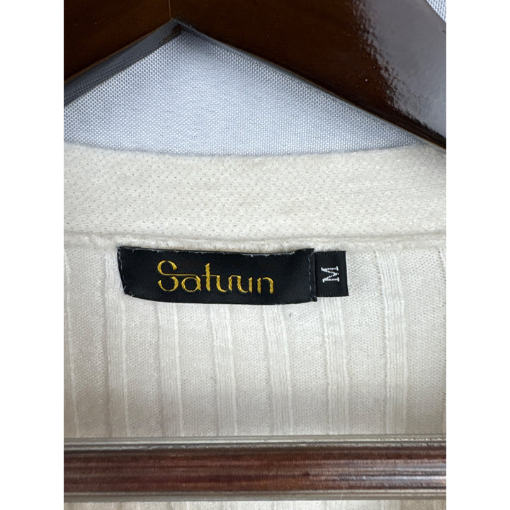 Women’s Saturun Medium Cream Cropped Cardigan