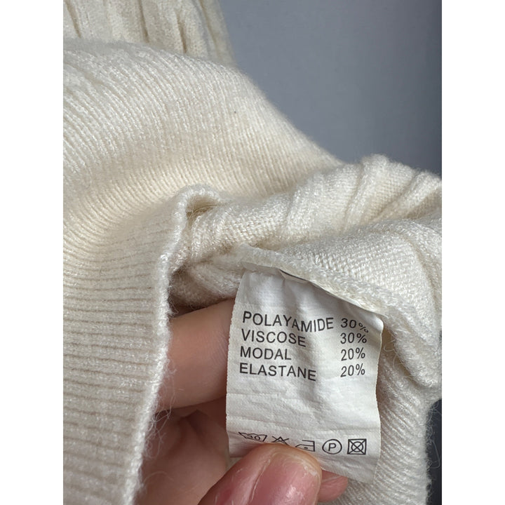 Women’s Saturun Medium Cream Cropped Cardigan