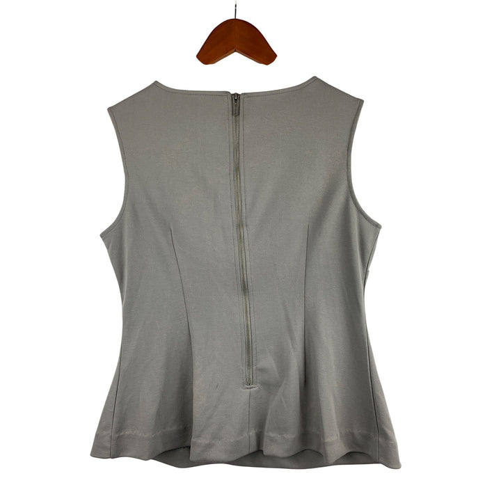 Hal Rubenstein Womens Sleeveless Top S Gray