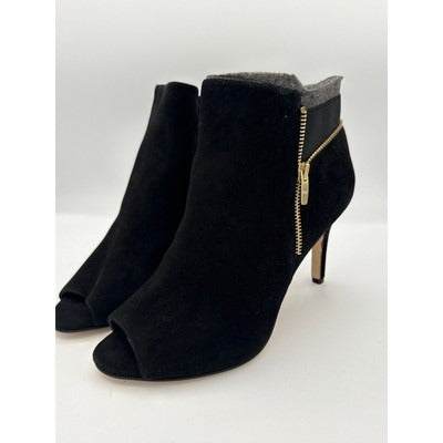 Marc Fisher Women’s Black Ankle High Heel Boots Size 10W – Dress Booties