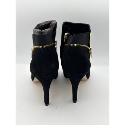 Marc Fisher Women’s Black Ankle High Heel Boots Size 10W – Dress Booties