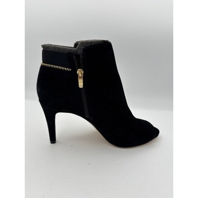Marc Fisher Women’s Black Ankle High Heel Boots Size 10W – Dress Booties