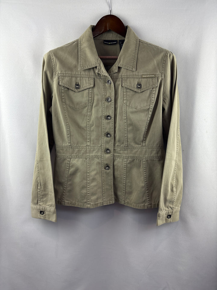 Women’s DKNY Jeans XL Muted Olive Green Utility Jacket