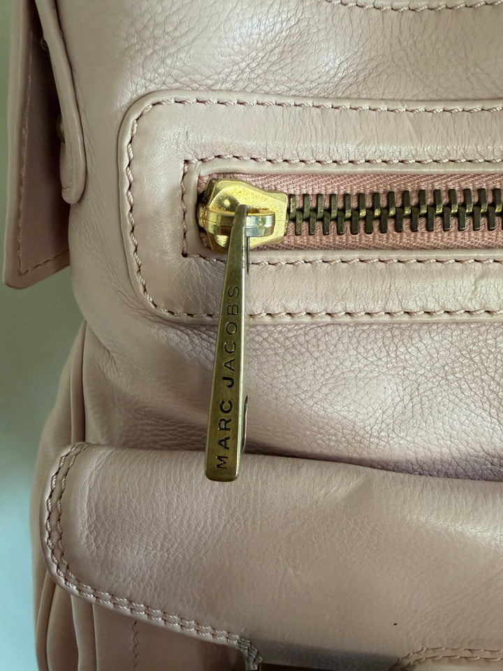 Marc Jacobs Collection Pink Leather Multi Pocket Shoulder Bag Y2K