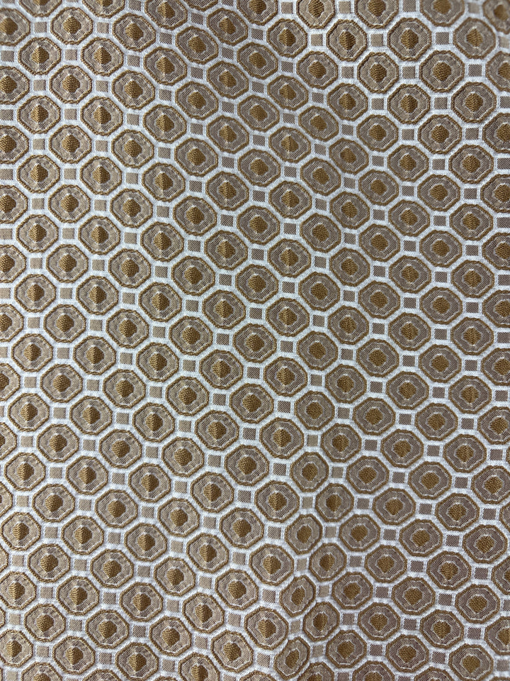Women’s Paper White Size 10 Brown &amp; White Patterned Slacks