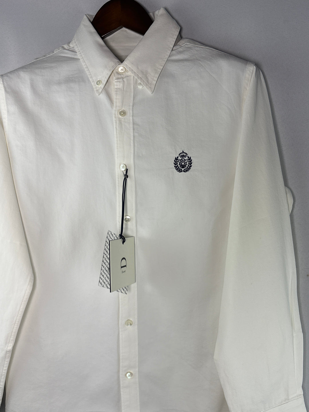 Unisex Dunst Small White Button Up Shirt