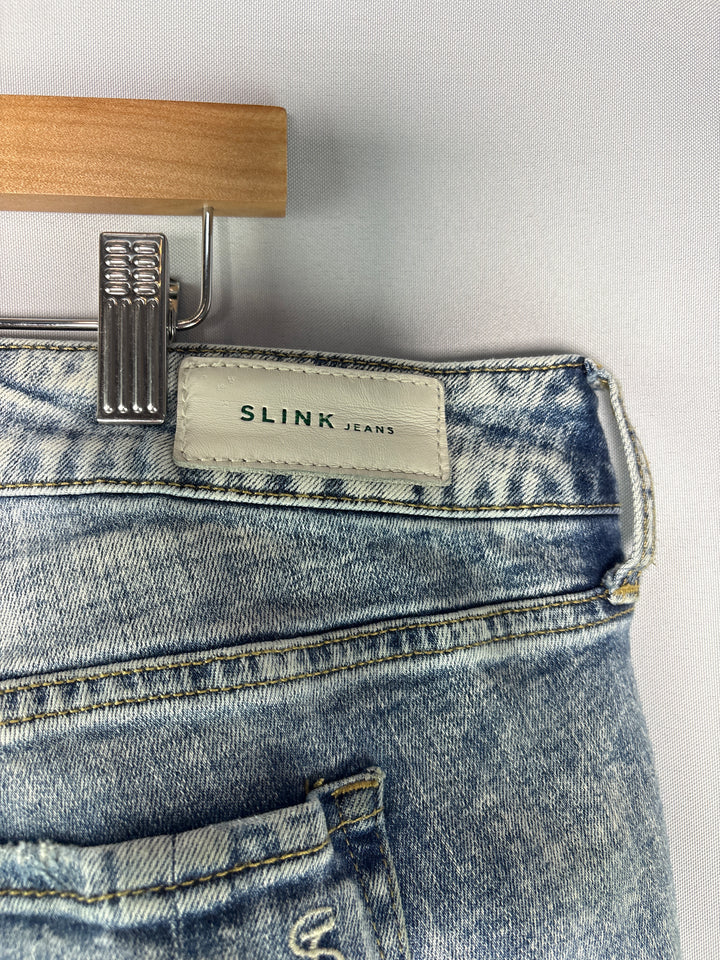 Women’s Slink Jeans Size 18 Acid Wash Blue Wide Leg Jeans