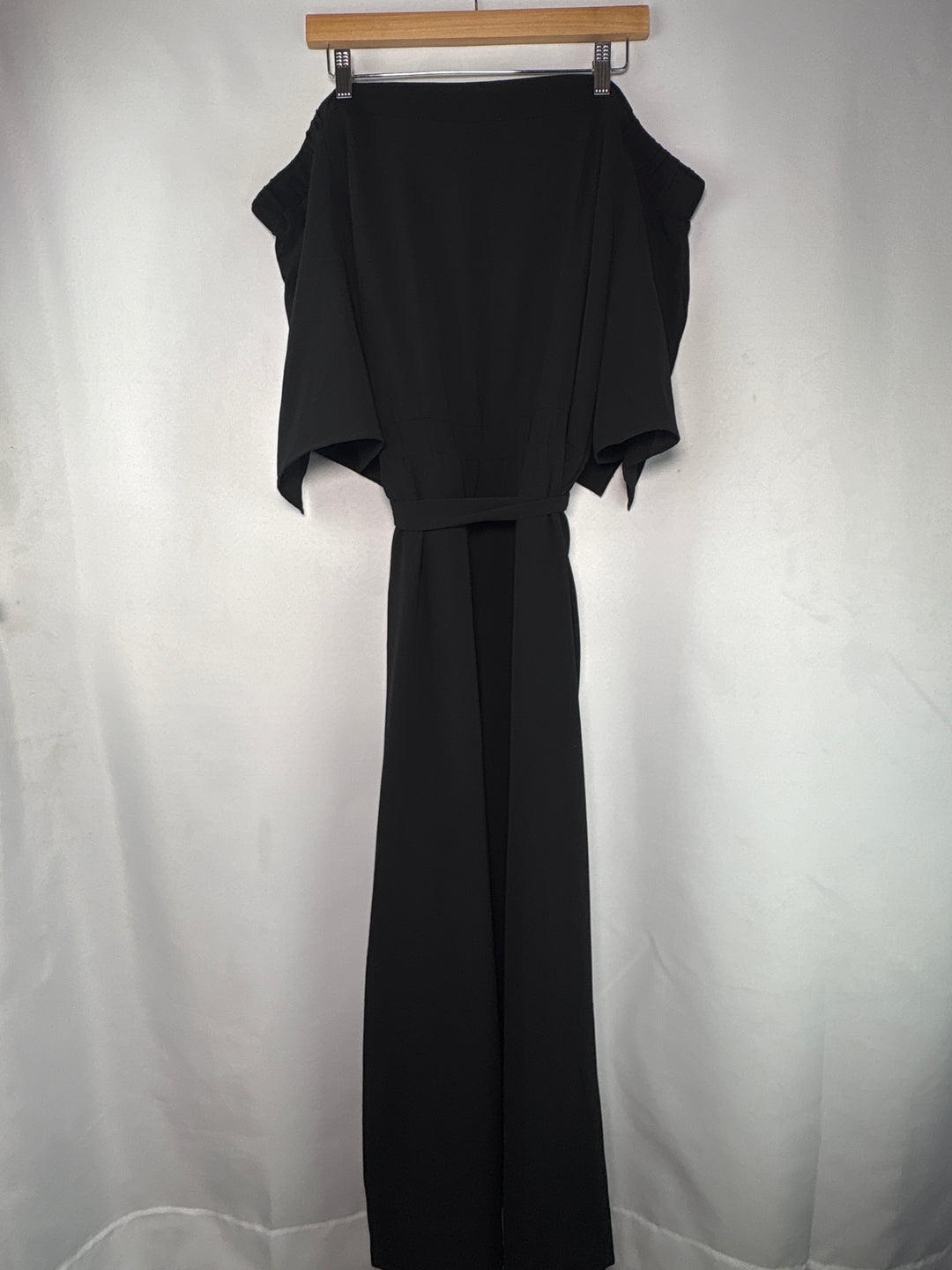 Women’s City Chic Size 20 Black Off the Shoulder Jumpsuit