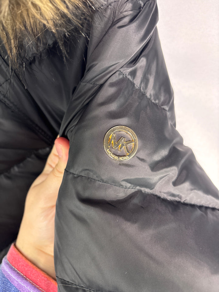 Women’s Michael Michael Kors XXL Black Puffer Trench