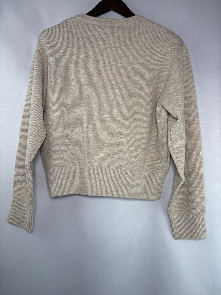 Women’s Dunst Small Oatmeal Beige Crewneck Sweater