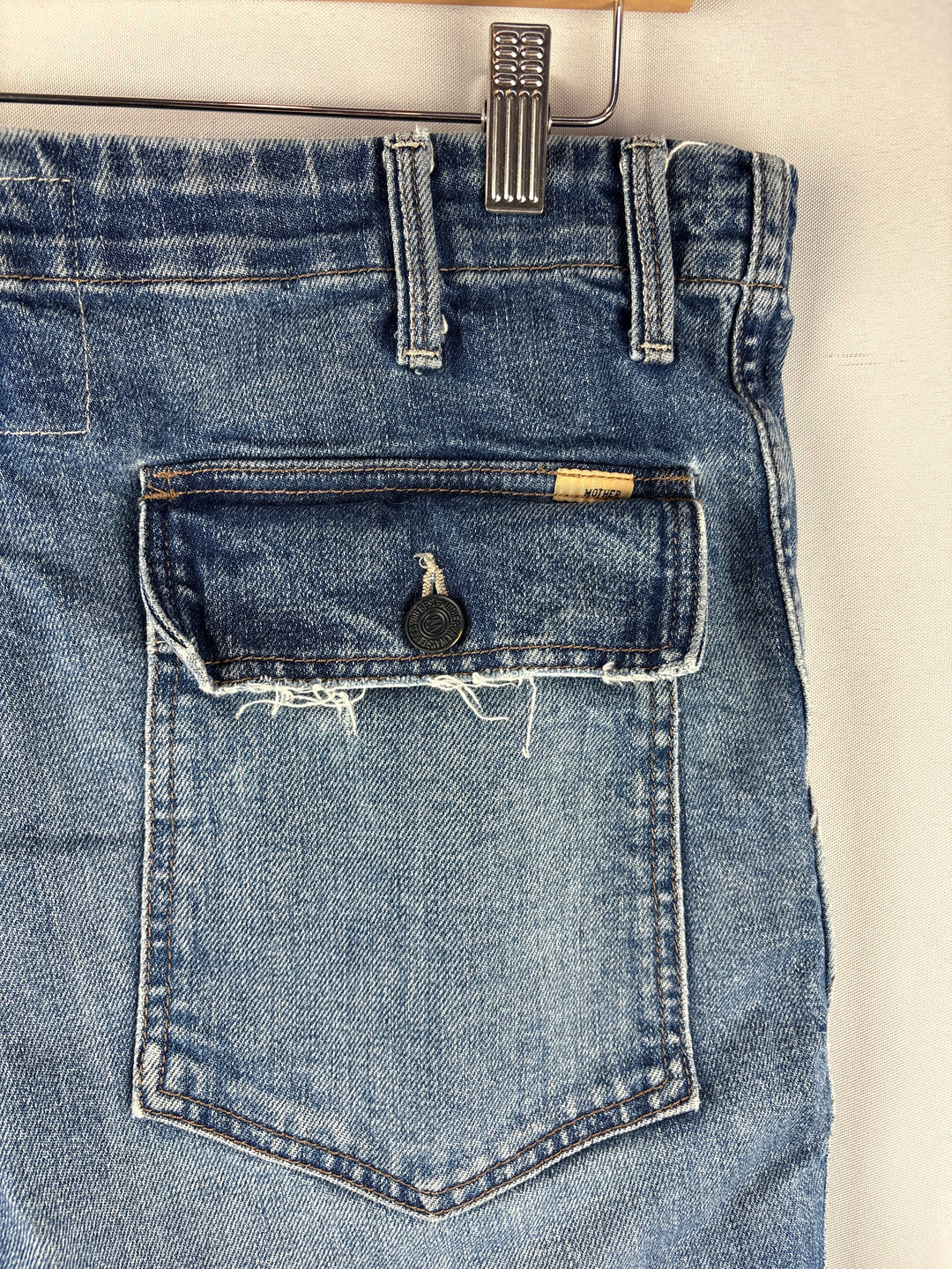Women’s Mother Size 30 Medium Wash Blue Wide Leg Jeans