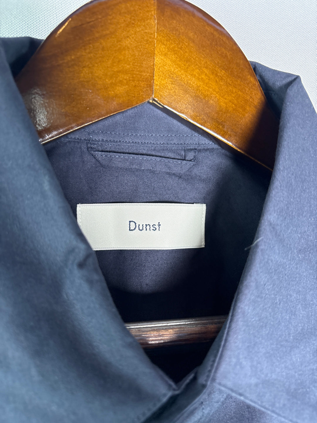 Unisex Dunst Medium Navy Blue Button Up Shirt