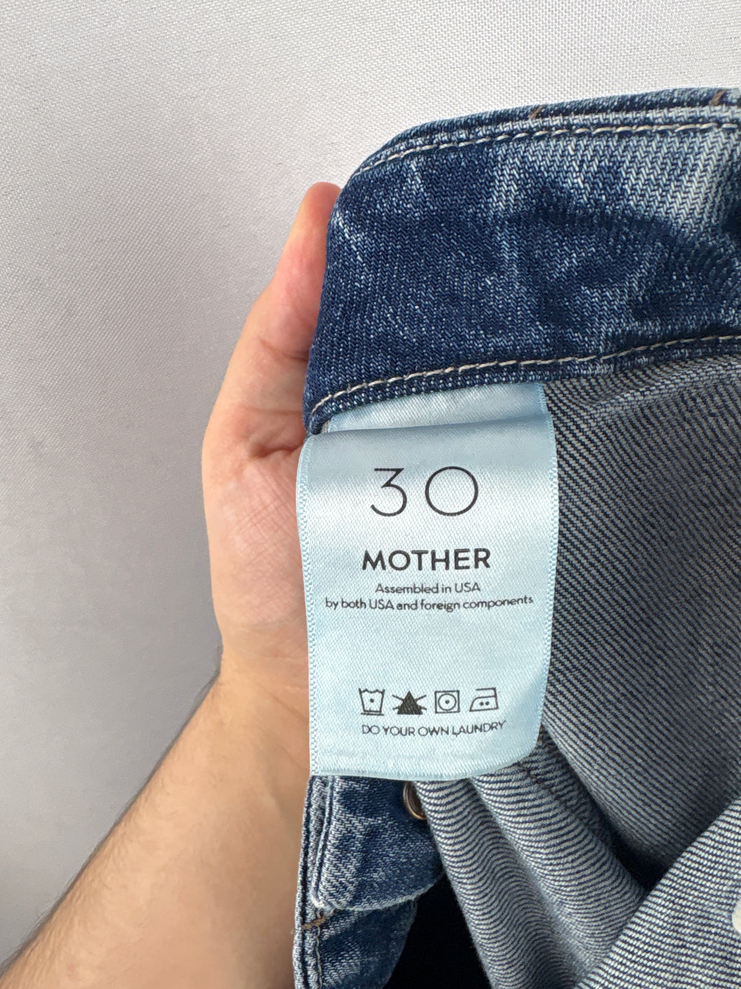 Women’s Mother Size 30 Medium Wash Blue Wide Leg Jeans