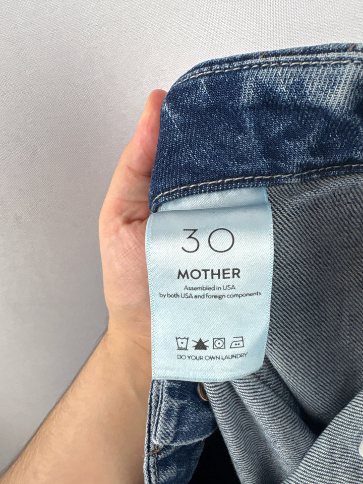 Women’s Mother Size 30 Medium Wash Blue Wide Leg Jeans