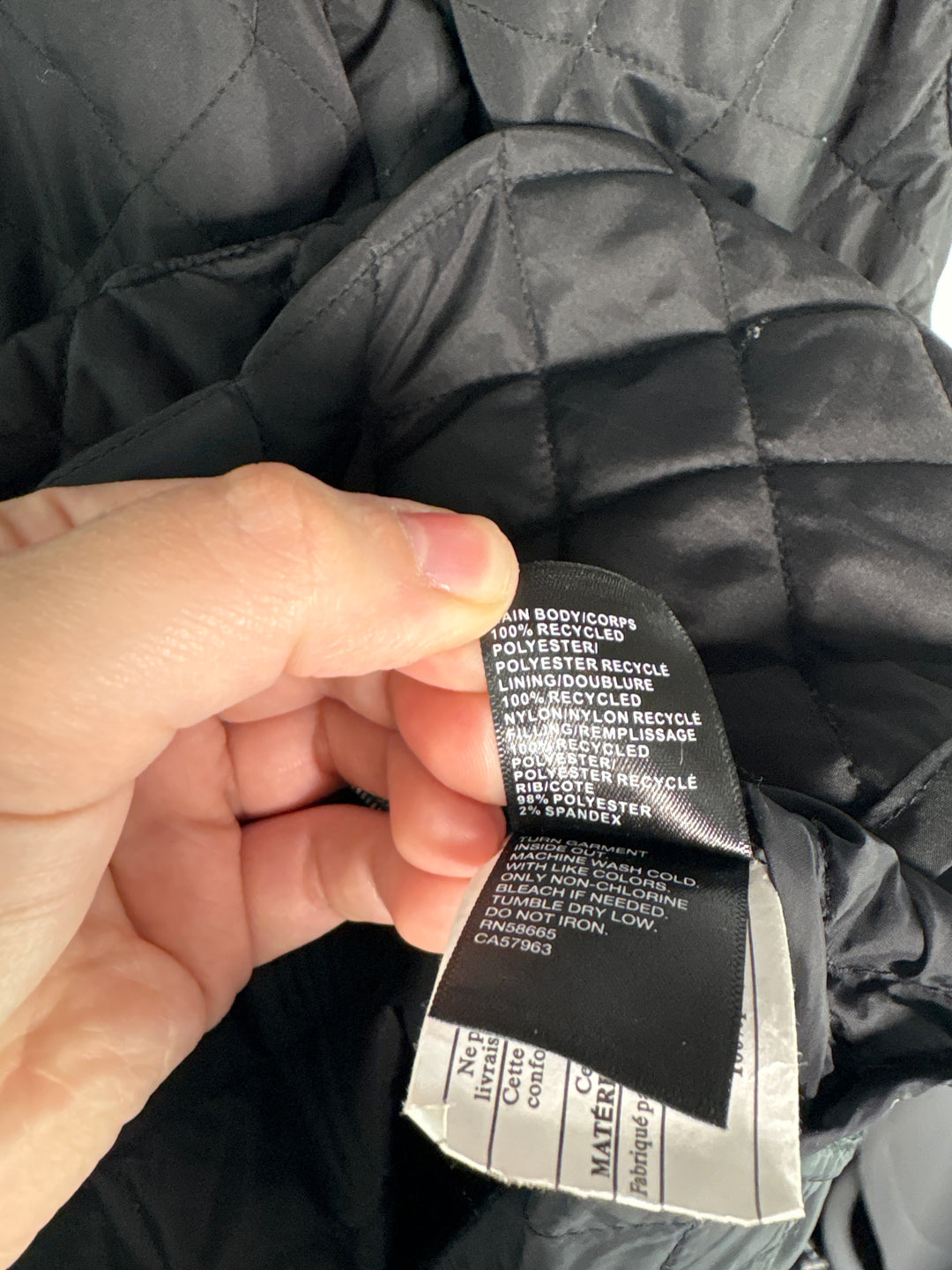 Women’s Zella Size 3X Black Long Puffer Jacket