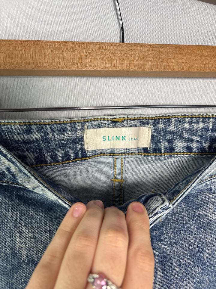 Women’s Slink Jeans Size 18 Acid Wash Blue Wide Leg Jeans