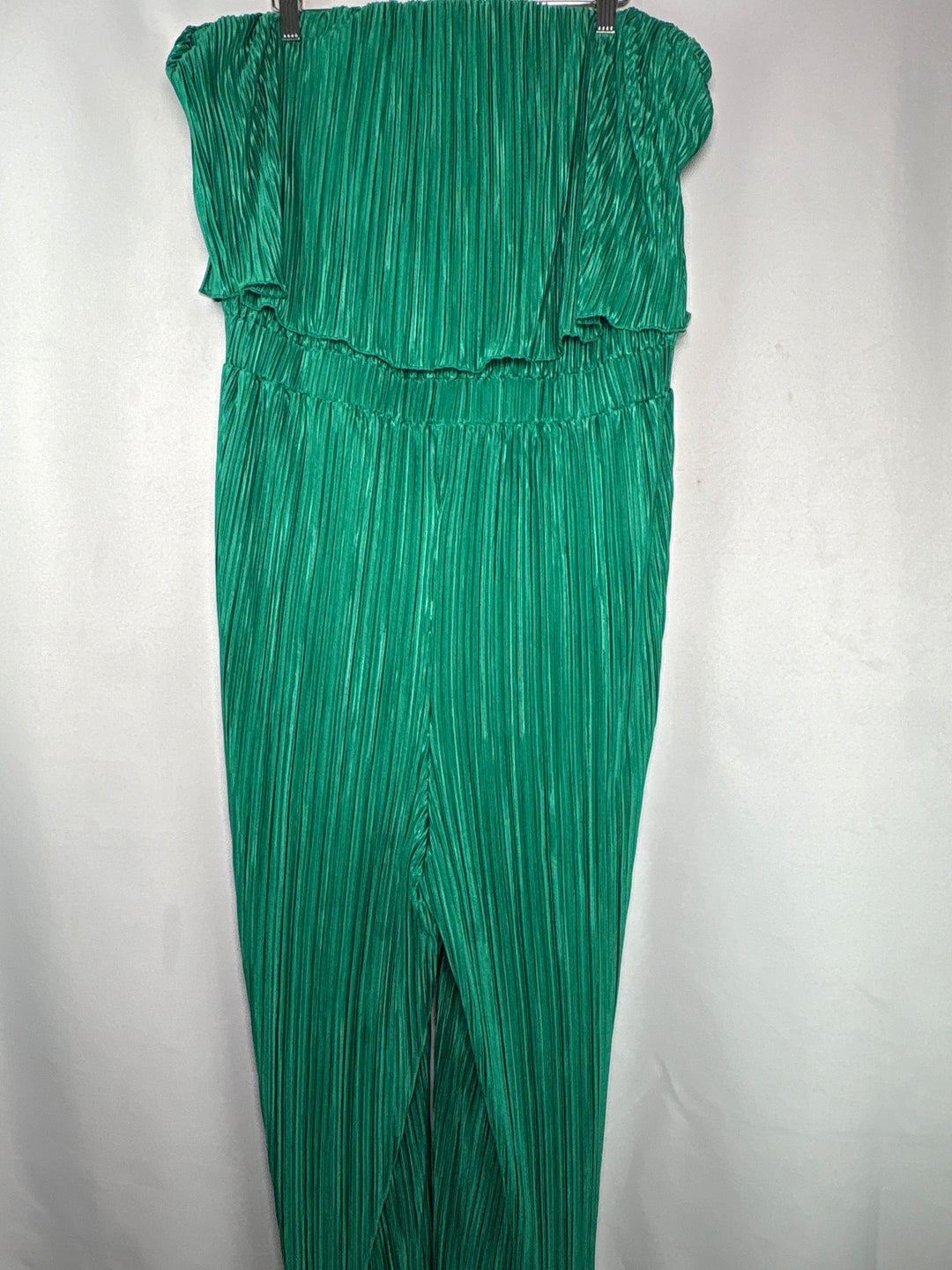 Women’s City Chic Size 18 Emerald Green Strapless Jumpsuit