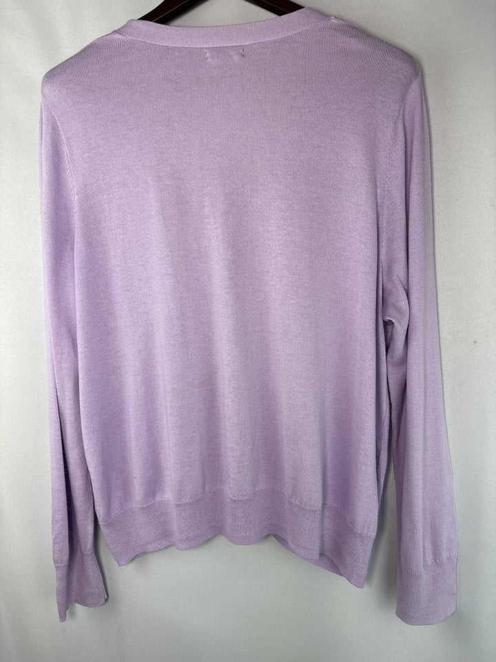 Women’s Halogen Size 2X Lilac Knit Cardigan