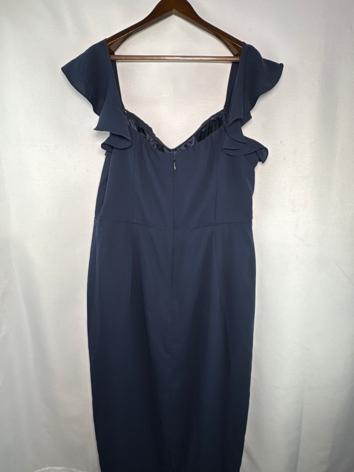 Women’s City Chic Size 20 Navy Blue Evening Dress