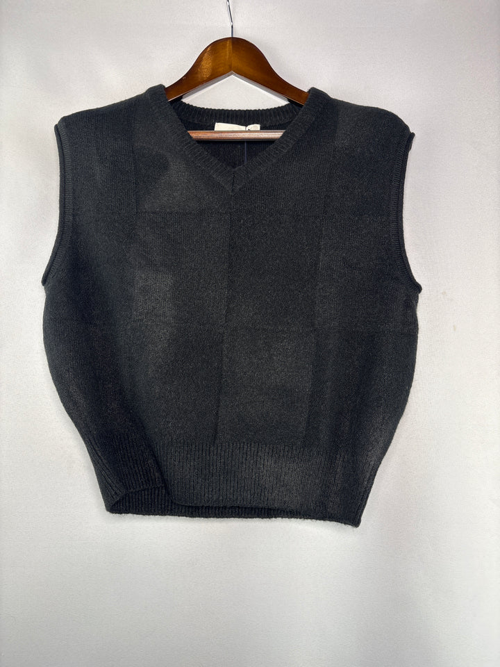 Women’s Dunst Small Black V-Neck Sweater Vest