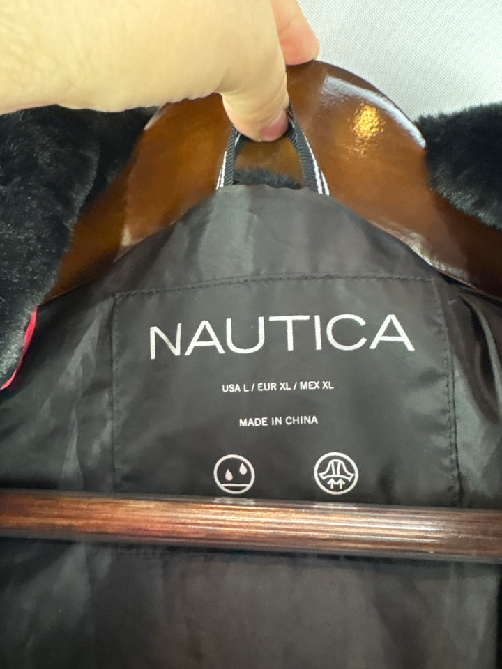 Women’s Nautica Large Black Winter Puffer Coat
