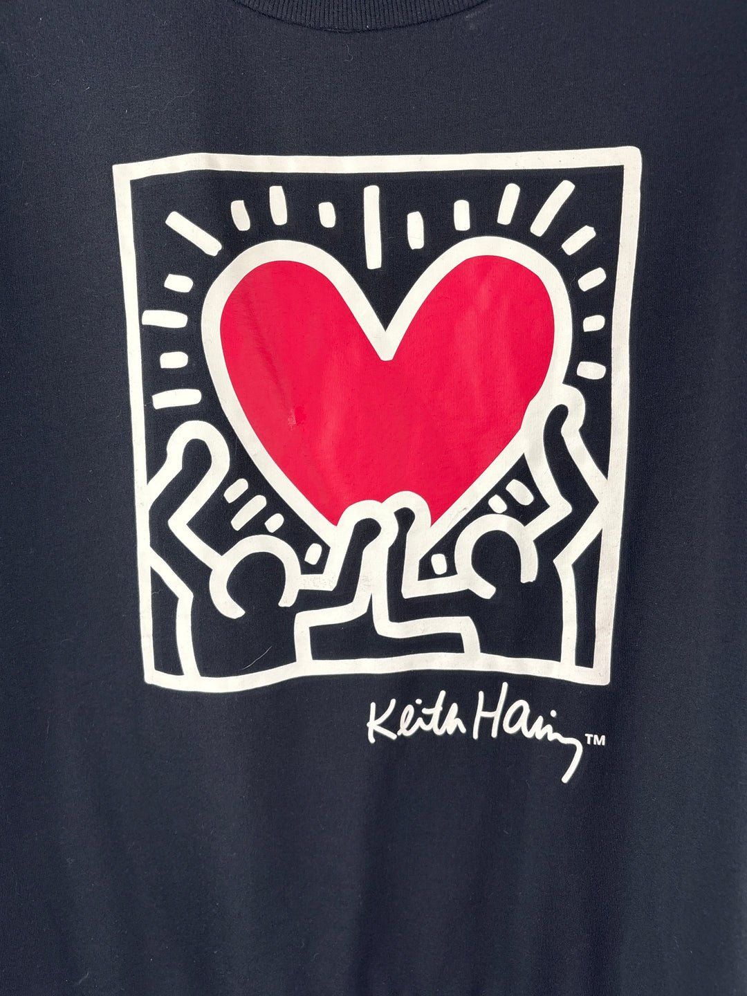 Women’s Keith Haring XL Black Graphic Sweatshirt