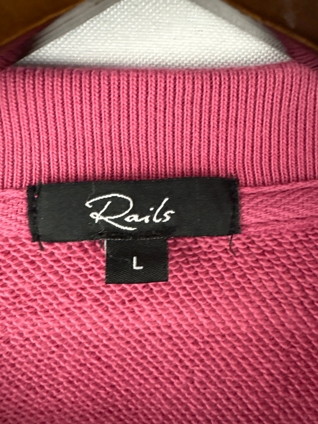 Women’s Rails Large Rose Pink Short Sleeve Blouse