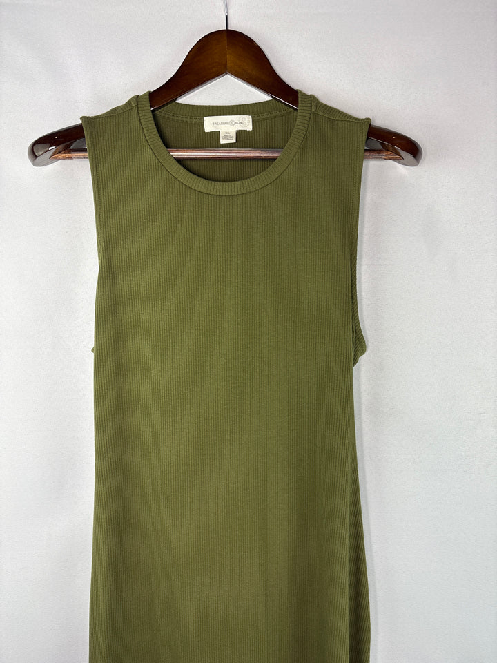 Women’s Treasure &amp; Bond XL Ribbed Bodycon Midi Dress