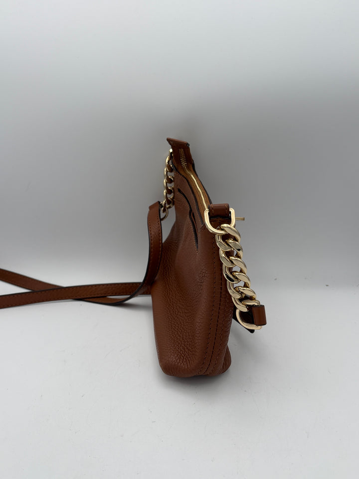 Women’s Michael Kors Brown Leather Small Crossbody Purse