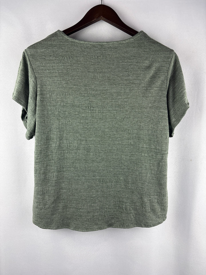 Women’s Weatherproof Vintage Large Green Buttoned Shirt