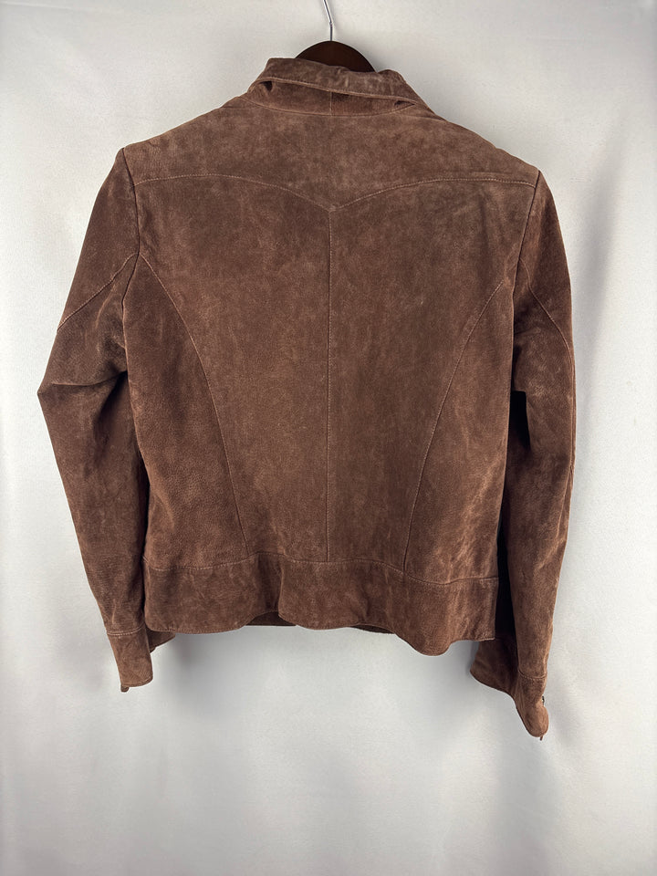 Women’s Pamela McCoy Large Brown Suede Jacket