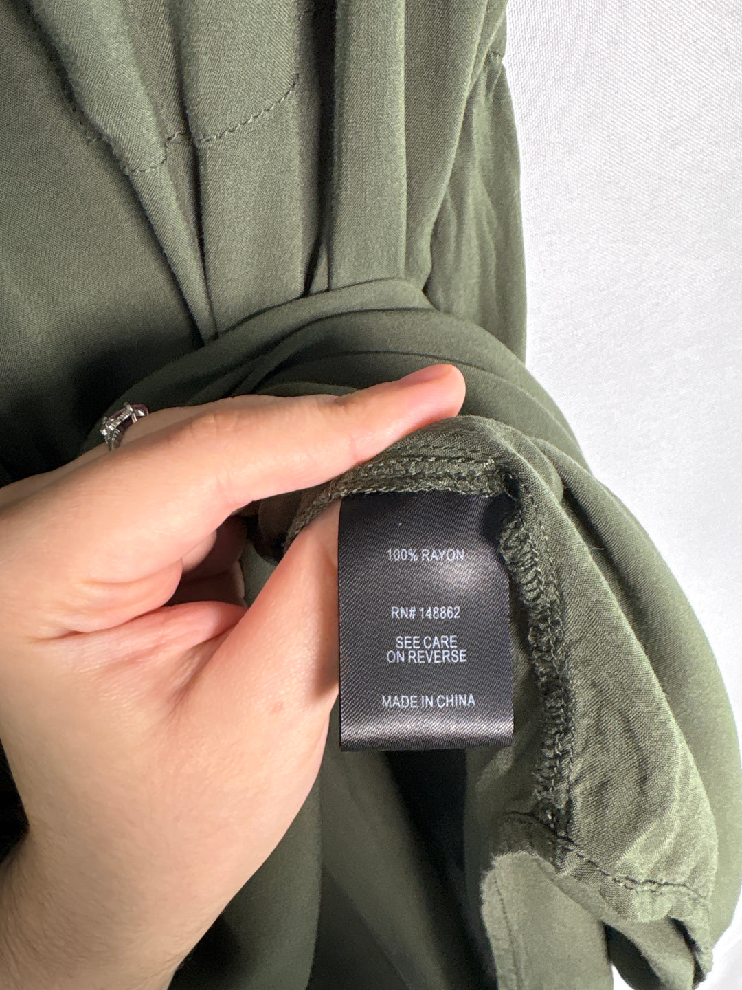Women’s Torrid Size 1 Army Green Sleeveless Blouse